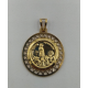 MEDALHA OURO AMARELO 19K
