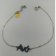 PULSEIRA PRATA BICOLOR ''ADORO-TE AVÓ'' PULSEIRA PRATA BICOLOR ''ADORO-TE AVÓ''