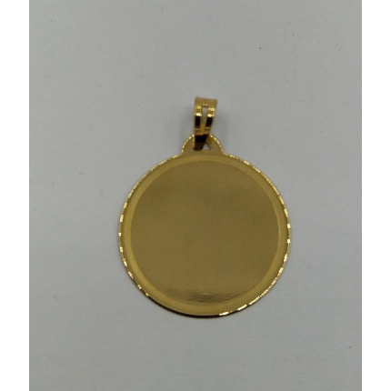 MEDALHA OURO AMARELO 19K