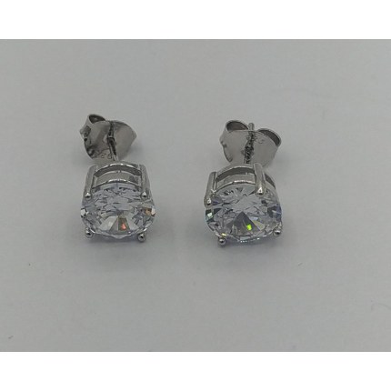 BRINCOS PRATA RODEADA