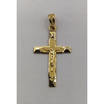CRUCIFIXO OURO AMARELO 19K
