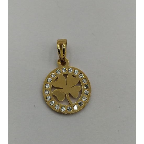 MEDALHA OURO AMARELO 19K