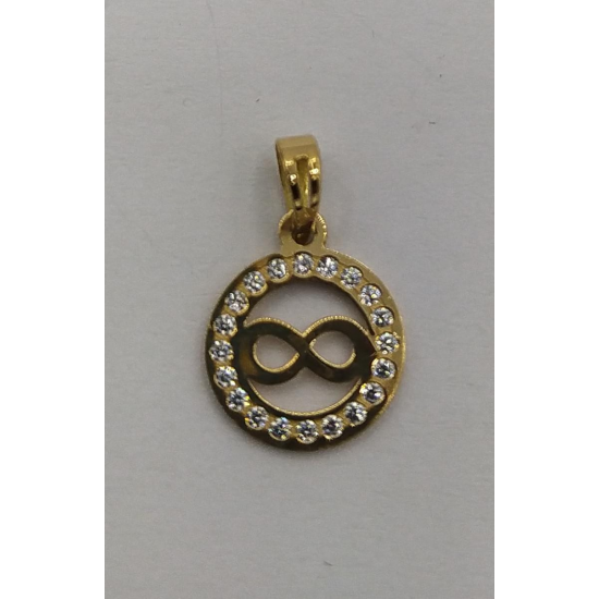 MEDALHA OURO AMARELO 19K