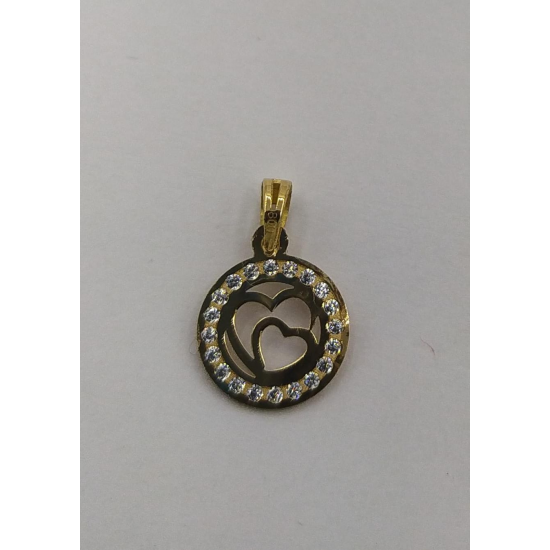 MEDALHA OURO AMARELO 19K