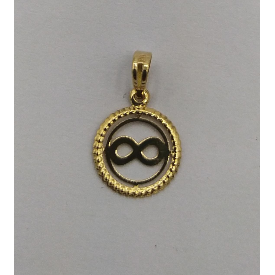 MEDALHA OURO AMARELO 19K