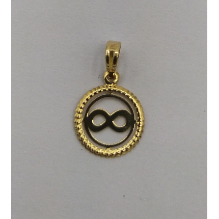 MEDALHA OURO AMARELO 19K