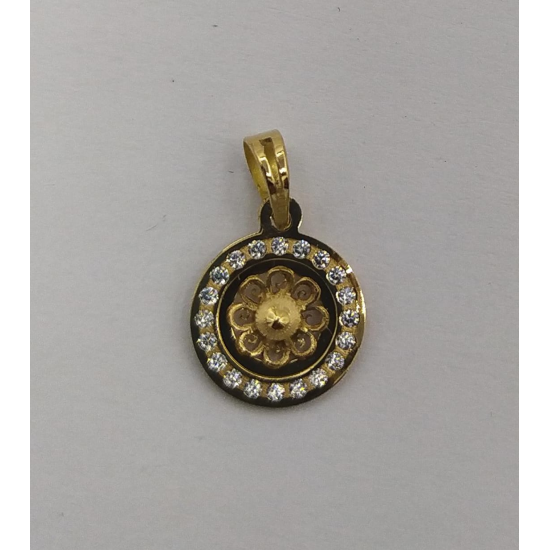 MEDALHA OURO AMRELO 19K