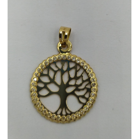 MEDALHA OURO AMARELO 19K