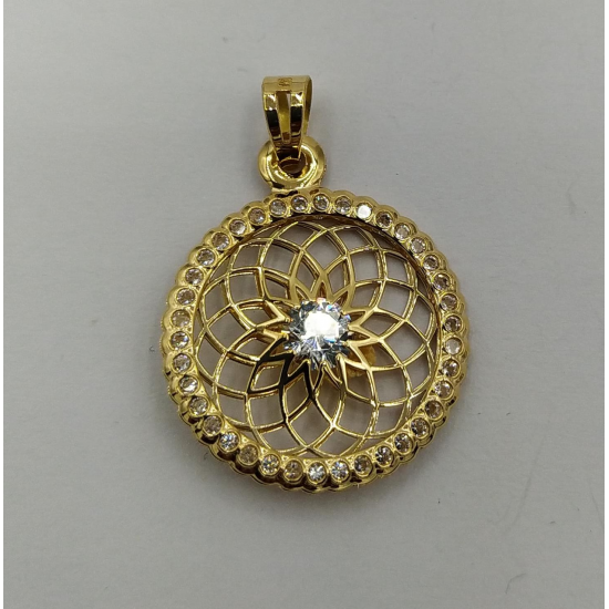 MEDALHA OURO AMARELO 19K