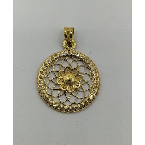 MEDALHA OURO AMARELO 19K