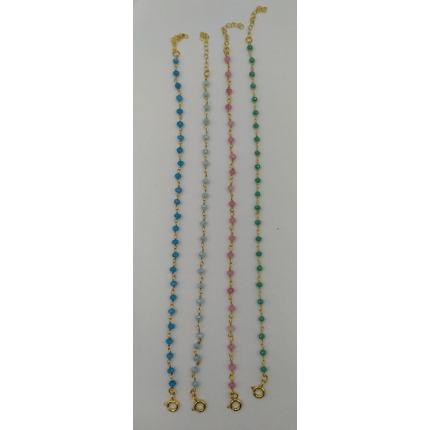 PULSEIRA PRATA DOURADA