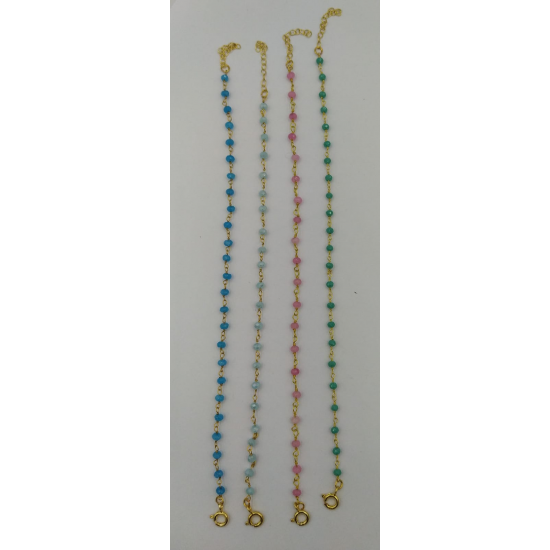 PULSEIRA PRATA DOURADA