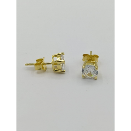 BRINCOS PRATA DOURADA