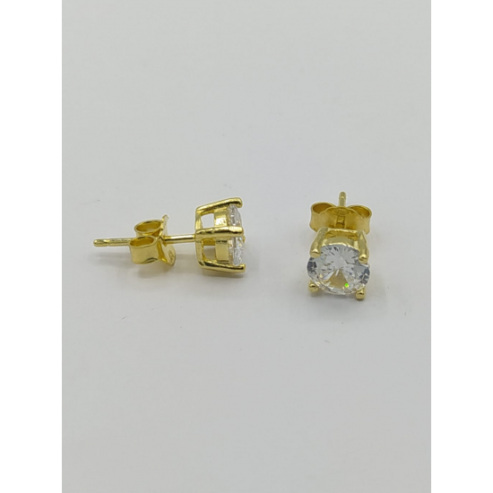 BRINCOS PRATA DOURADA