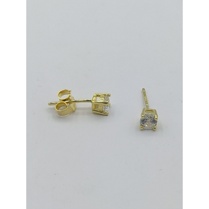 BRINCOS PRATA DOURADA