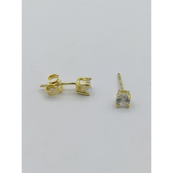 BRINCOS PRATA DOURADA