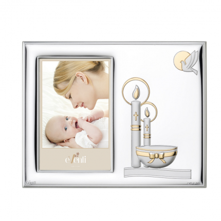 MOLDURA PRATA BILAMINADA