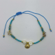PULSEIRA PRATA DOURADA