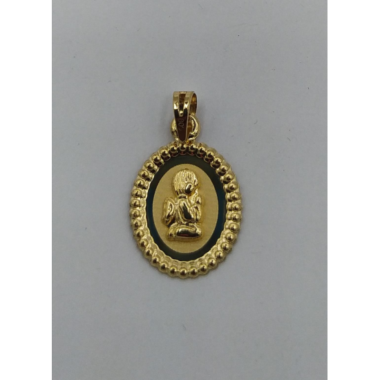 MEDALHA OURO AMARELO 19K