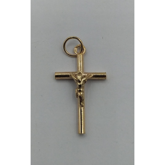 CRUCIFIXO OURO AMARELO 9K CRUCIFIXO OURO AMARELO 9K