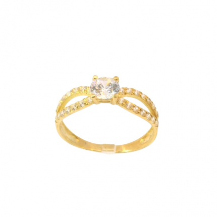 ANEL OURO AMARELO 19K