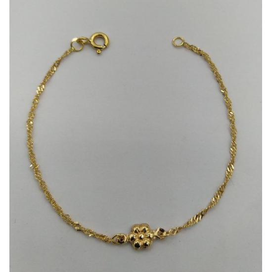 PULSEIRA OURO AMARELO 19K CRIANÇA