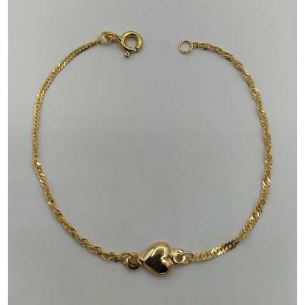 PULSEIRA OURO AMARELO 19K CRIANÇA