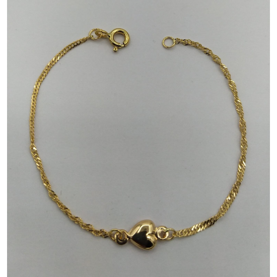 PULSEIRA OURO AMARELO 19K CRIANÇA