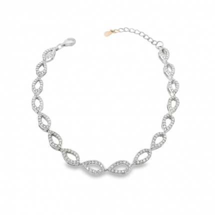 PULSEIRA PRATA RODEADA