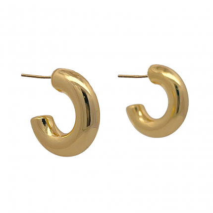 ARGOLAS PRATA DOURADA