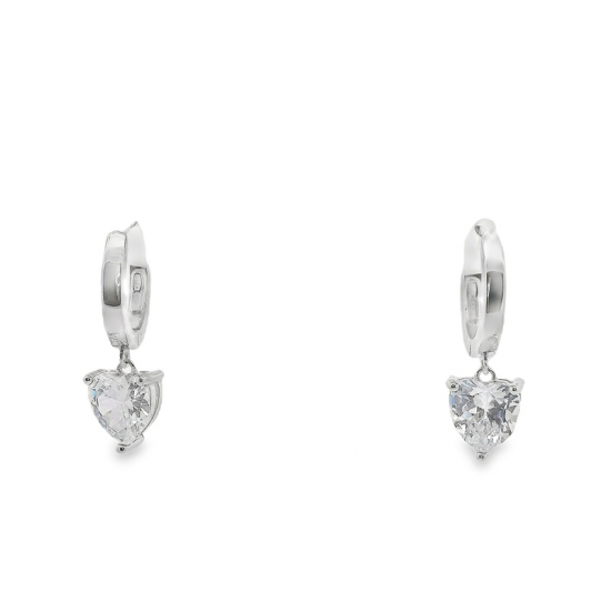 ARGOLAS EM PRATA RODEADA