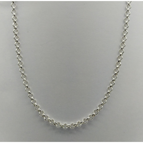 COLAR DE PRATA RODEADA