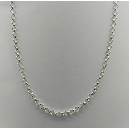 COLAR DE PRATA RODEADA