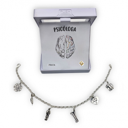 PULSEIRA PRATA RODEADA ''PSICÓLOGA