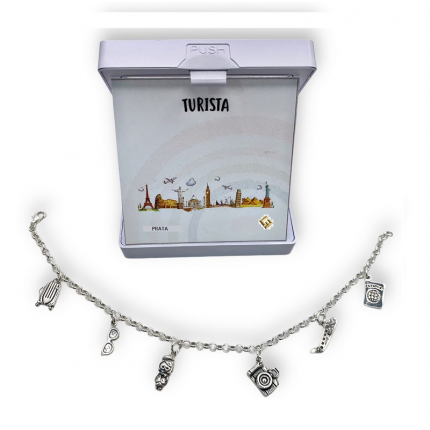 PULSEIRA PRATA RODEADA ''TURISMO