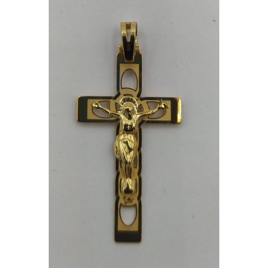 CRUCIFIXO OURO AMARELO 19K