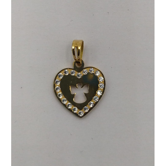 MEDALHA OURO AMARELO 19K