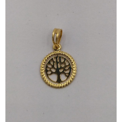 MEDALHA OURO AMARELO 19K