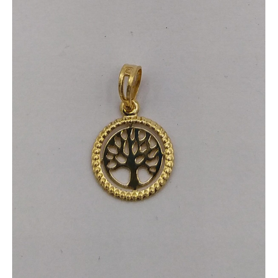 MEDALHA OURO AMARELO 19K