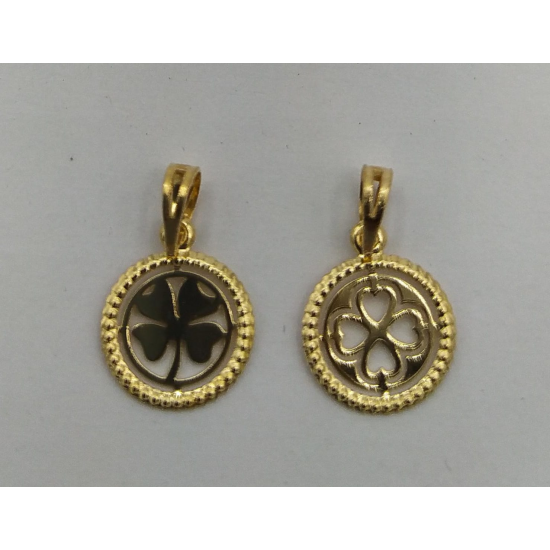 MEDALHA OURO AMARELO 19K