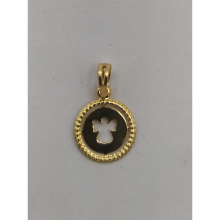 MEDALHA OURO AMARELO 19K