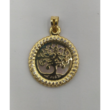 MEDALHA OURO AMARELO 19K