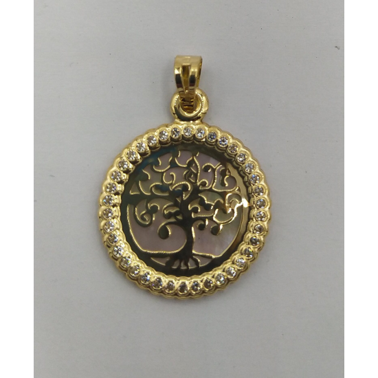 MEDALHA OURO AMARELO 19K