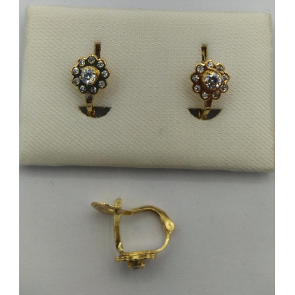 BRINCOS OURO AMARELO 19K