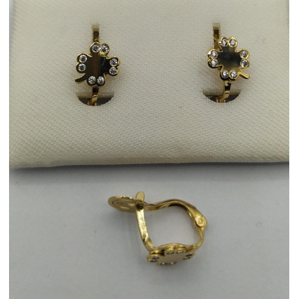 BRINCOS OURO AMARELO 19K