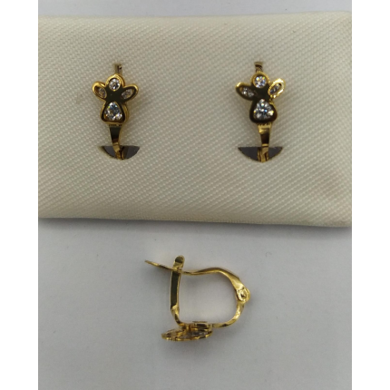 BRINCOS OURO AMARELO 19K