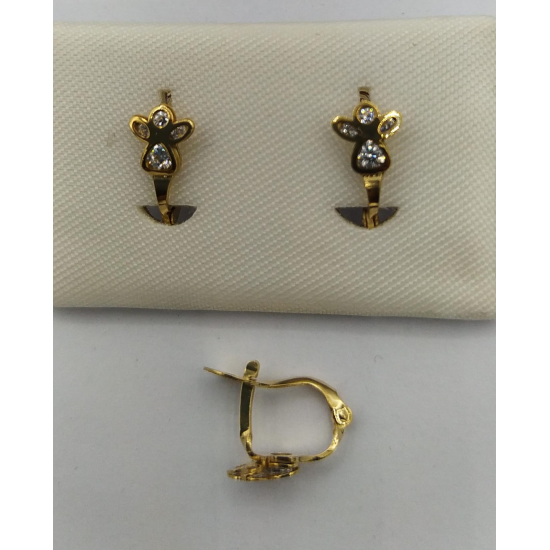 BRINCOS OURO AMARELO 19K