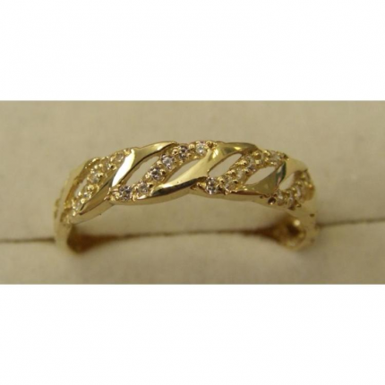 ANEL OURO AMARELO 19K