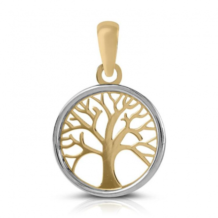 MEDALHA OURO BICOLOR 9K