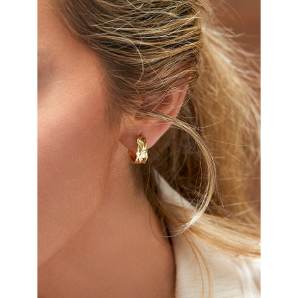 BRINCOS PRATA DOURADA MAREA ''ATELIER''